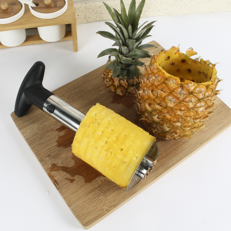 Thickening pineapple cutter stainless steel fruit pear pear cutting knife splitter household pineapple artifact