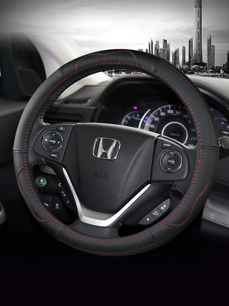 Vỏ bọc vô lăng phù hợp cho vỏ bọc da Honda CRV Accord Xiangyu Binzhilingpai Fit XRV Crown Road Haoying vô lăng vinfast 