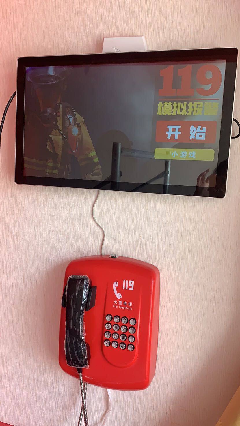 119 Analog alarm software telephone set on the phone