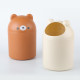 Cute small trash can office desktop shake cover storage bucket bedside small paper basket dust-proof sundries bucket round paper towel bucket