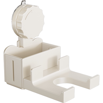 Suction cup hair dryer bathroom wall hanging rack