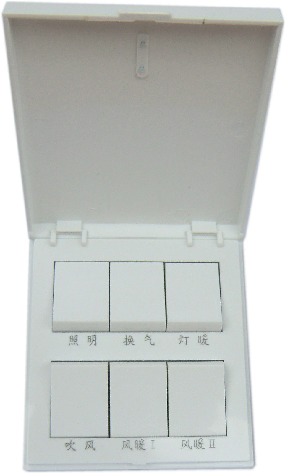 Bath overpower switch six open 86 type flip cover with lid waterproof 6 open 16A warm blower universal panel single control six single control