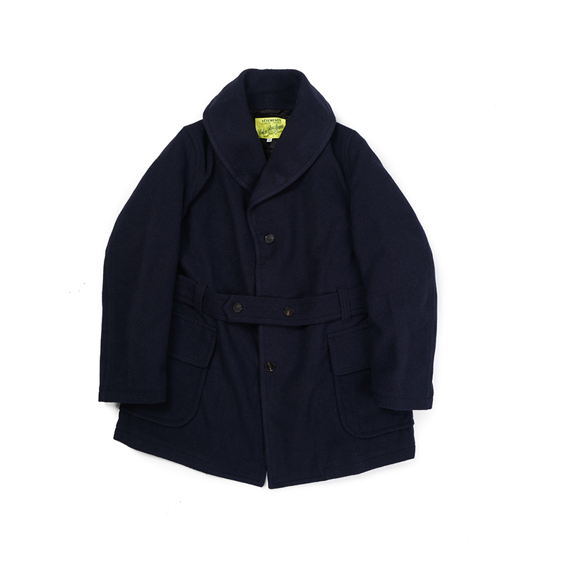 Unionblue Royal Hunter Series M1926 Navy Blue Wool Coat Men's Mid-Length Woolen Trench Coat