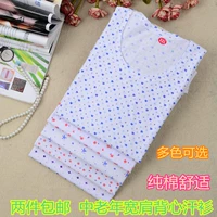 Phụ nữ trung niên và già áo vest cotton Áo không tay của mẹ già để tăng đồ lót vest cotton mùa hè - Áo vest áo cotton nam trung niên