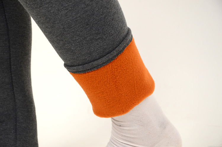 Quần ấm mùa đông nam cộng với nhung dày trung niên cha 40-50-60 tuổi eo cao thả lỏng quần cotton len quần áo giữ nhiệt nữ đẹp
