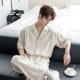 CHICERRO Пиджак классического кроя, рубашка, модный трендовый комплект, свободный крой, короткий рукав