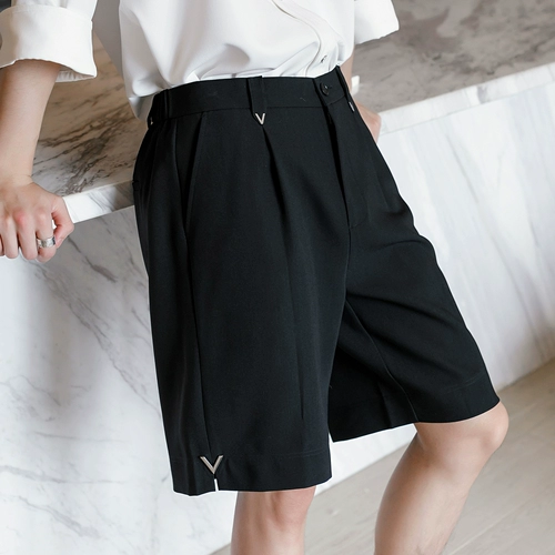 CHICERRO Летние штаны для отдыха, пиджак классического кроя, шорты, изысканный стиль, оверсайз