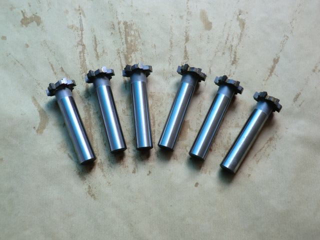 Straight shank T-type milling cutter HSS trapezoidal milling cutter Black steel alloy milling cutter Semi-circle key milling cutter taper shank