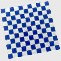 Синий и белый (один квадрат)