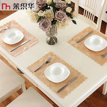 European table mat Insulation mat Western mat Anti-scalding mat Bowl mat PVC heat insulation waterproof plate mat Household coaster