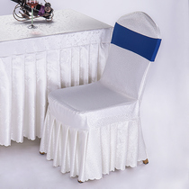 Hotel chair cover custom hotel dining chair cover Waterproof and oilproof household wedding banquet chair cover wholesale seat cover stool cover