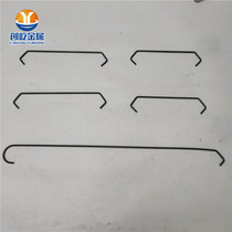 Hanging spring steel wire u-clip Painting fixture Electrophoretic processing wire 3 0X550 hook 1000 packs