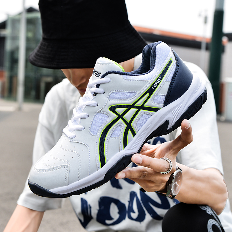 Badminton shoes in children's childhood tennis shoes male and female shock absorption support match training shoes to play table tennis shoes