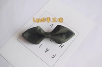 LyuS New Boy Bright Gold Powder Retro Performance Front Student Baby Age Hosting the Choral Butterfly Bow