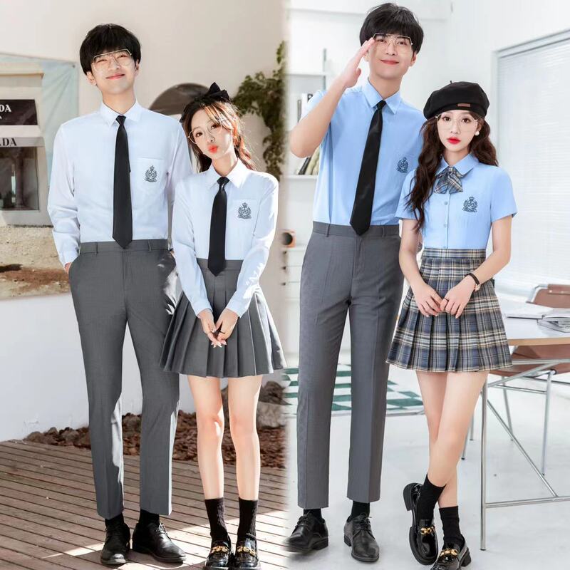 Men's and Women's Professional Workwear Shirt Set Bar Ktv Internet Cafe E-Sports Hall Billiard Room Waiter Work Uniform Shirt
