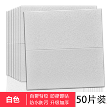 Simple plain color self-adhesive wallpaper Bedroom living room office clothing store wall renovation waterproof moisture-proof wall sticker wallpaper