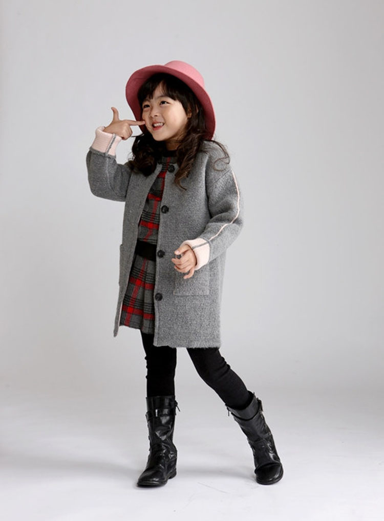 Manteau pour fille en laine - Ref 2162382 Image 10
