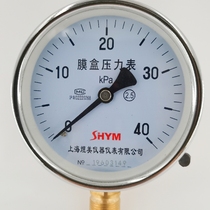 Installation of new project Yumei micro-pressure gas pressure gauge natural gas gauge kPa meter low YE100 0-60KPA