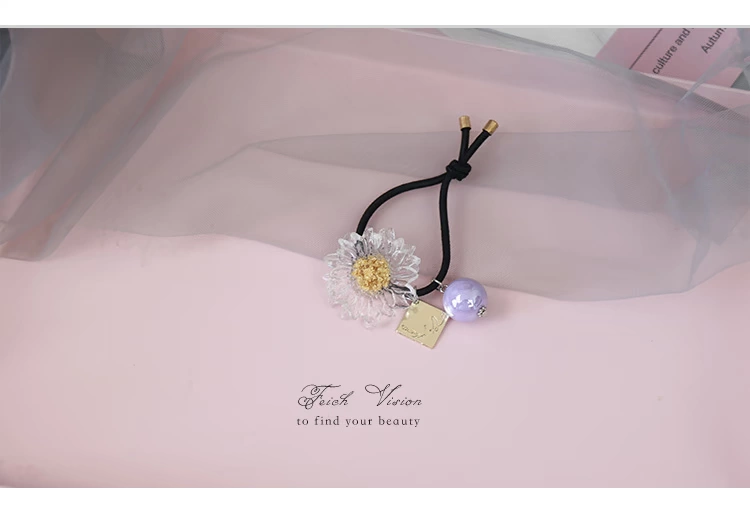 Mùa hè đầy màu sắc hoa tóc vòng tay dây Hàn Quốc ins nhỏ tươi khí đầu dây ponytail cao su ban nhạc phụ kiện tóc - Phụ kiện tóc bờm tóc nam