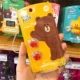 Hàn Quốc LineFriends Gấu nâu Dễ thương Xe thông gió Nước hoa Xe hơi Hương liệu trang trí Thay thế - Trang trí nội thất