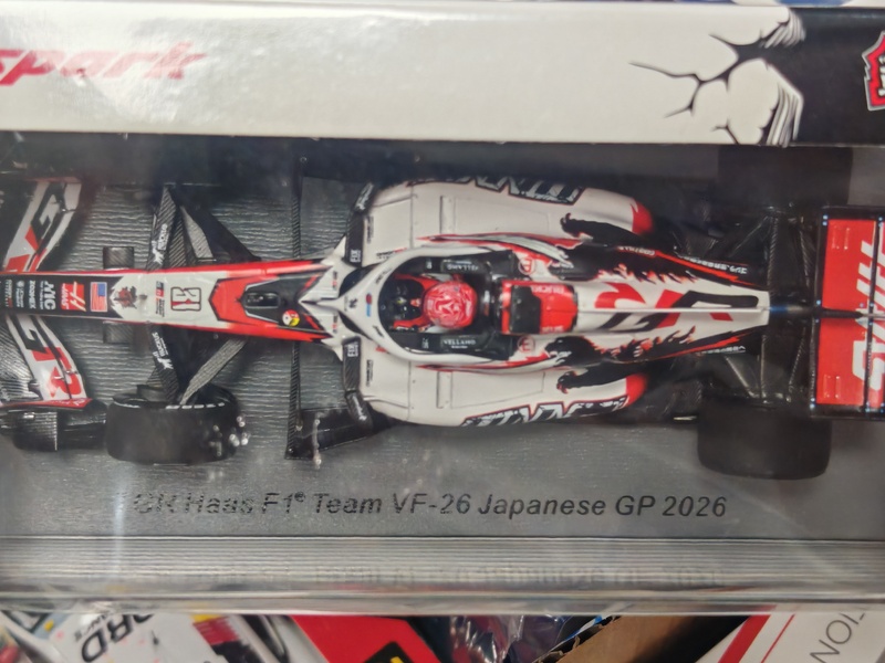 Spark 1:43 Haas Vf26 No. 31 Japan Ocon 2026 F1 Racing Car Model