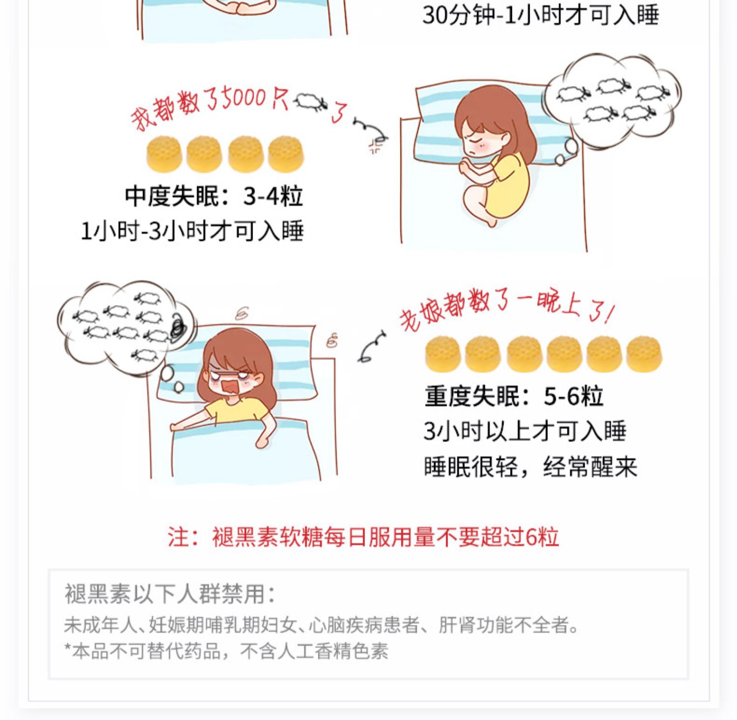 vitafusion褪黑素睡眠软糖安瓶