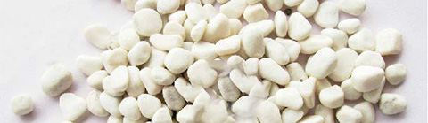 Trang trí sân vườn Đá cuội Đá cuội màu trắng Hoa trang trí chậu thủy sinh 100g - Nguồn cung cấp vườn bộ vòi tưới cây