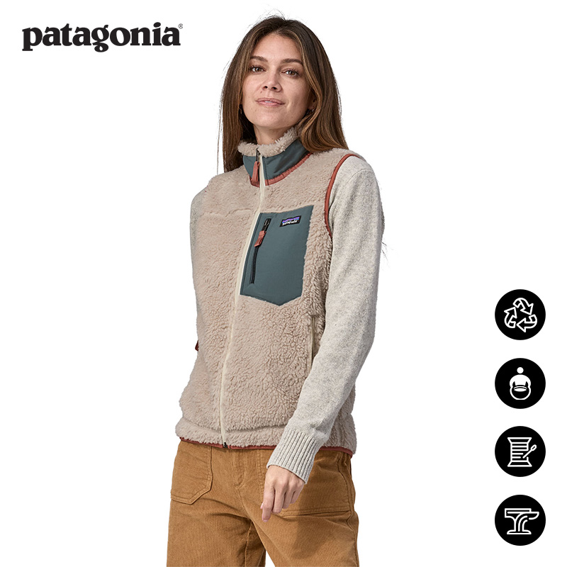 Lady Autumn Winter Waistcoat Warm Grip Suede Vest Retro-X 23083 patagonia Patagonia-Taobao