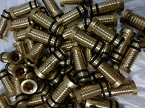 Floor heating pipe all copper plug geothermal Aluminum plastic pipe water pipe plug cap angle valve 1620 thread rotating pressure test water pipe fittings