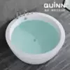 Quinn acrylic one-piece round bathtub Adult couple double massage surf Japanese net red independent tub pool