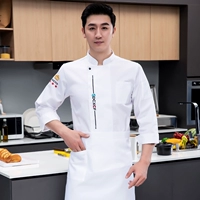 Водонепроницаемый белый лонгслив, фартук