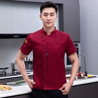 Дышащий, шелковый, красный, короткий рукав