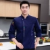 Quần áo làm việc đầu bếp nam ngắn tay mùa hè mỏng thoáng khí ăn nhà hàng căng tin quần áo nhà bếp dài tay tùy chỉnh cho nữ dong phuc dau bep ao bep 