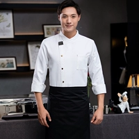 Водонепроницаемый белый лонгслив, фартук