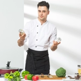 Шеф-повар одежда с длинными рукавами осенняя и зимняя одежда отель отель официант кухонная одежда для работы с короткими рукавами.