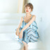 Áo tắm nữ đào nhỏ chia ba mảnh Hàn Quốc gợi cảm mỏng ngực nhỏ tụ tập quần sọc áo tắm - Bộ đồ bơi hai mảnh 	đồ bơi 2 mảnh quần Bộ đồ bơi hai mảnh
