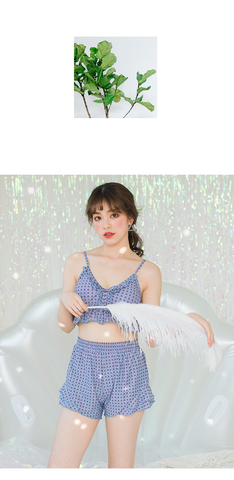 Xiaotao đồ bơi nữ ba mảnh bảo thủ kích thước mỏng thời trang ngực Hàn Quốc kỳ nghỉ váy bơi chia áo tắm - Bộ đồ bơi hai mảnh đồ bơi 2 mảnh kín đáo