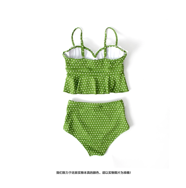 Xiaotao áo tắm nữ tươi cô gái sinh viên sóng retro gợi cảm eo cao tam giác che bụng đã mỏng mảnh áo tắm - Bộ đồ bơi hai mảnh