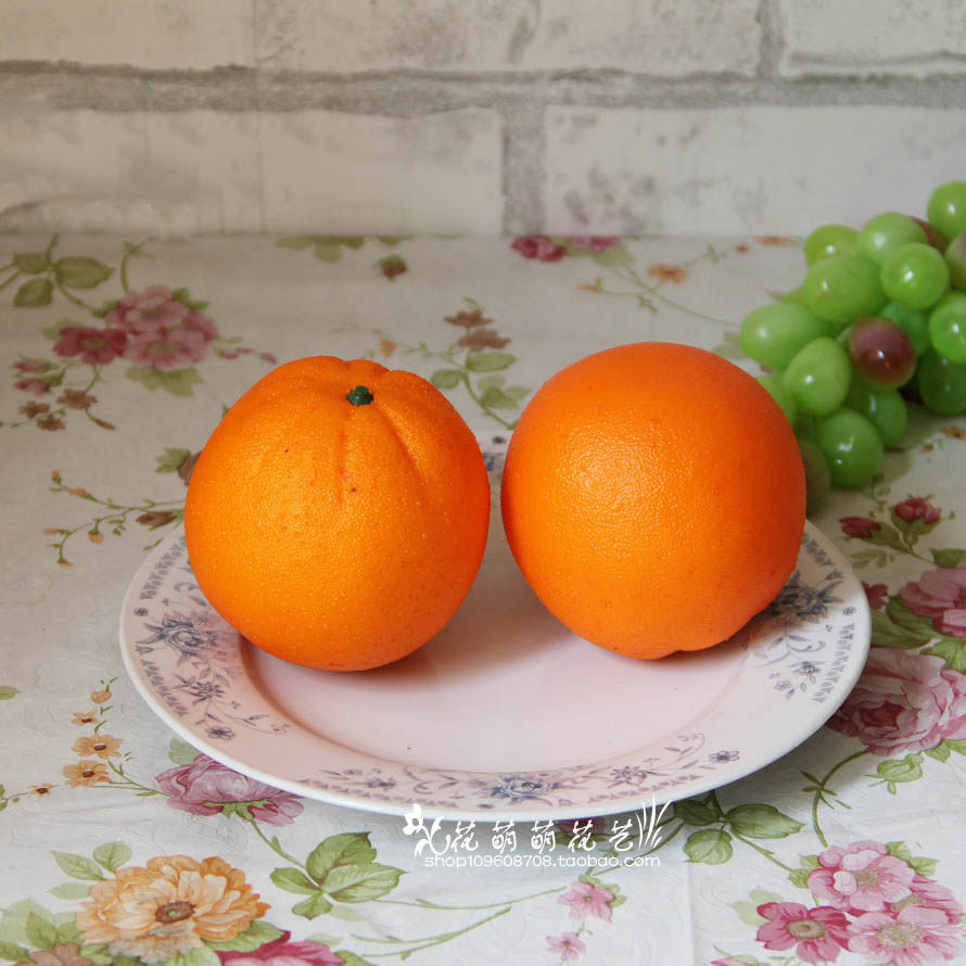 Manufacturer Direct Marketing Emulation Orange Submodel Upscale Light Fruits Foreign Trade Fake Fruits Vegetable Adornment photography Write raw props