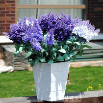 Emulated floral living room furnishing birthday lavender dry flower European style fields Provence 10 head lavender