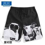 Tốc độ sóng vành đai lót quần đi biển nhanh khô lỏng lẻo kỳ nghỉ quần boxer nóng mùa xuân tắm phù hợp với mùa hè năm điểm quần hoạt hình