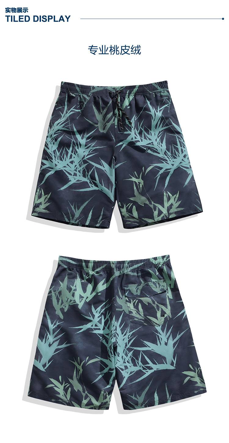 Speed ​​Wave Beach Quần nam khô nhanh bên bờ biển Boxer Đồ bơi Loose Plant In Năm Quần Mùa hè Lướt sóng Xu hướng Quần short - Quần bãi biển quần áo đi biển nữ