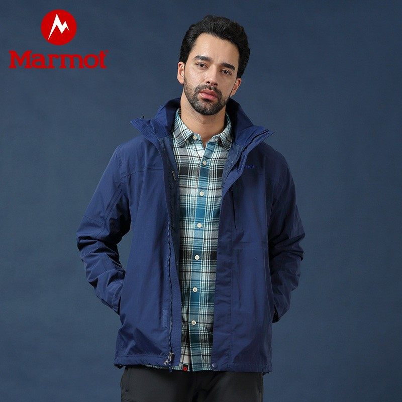 双11预告 Marmot 土拨鼠 20年新款 Southridge 防水透气 男式冲锋衣 H50183 多重优惠折后￥499包邮（限1小时）3色可选