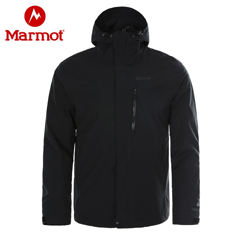 Marmot Groundhog Fall/Winter Men's Windproof Breathable Thermal Jacket Fleece Liner Three-in-One Jacket Jacket