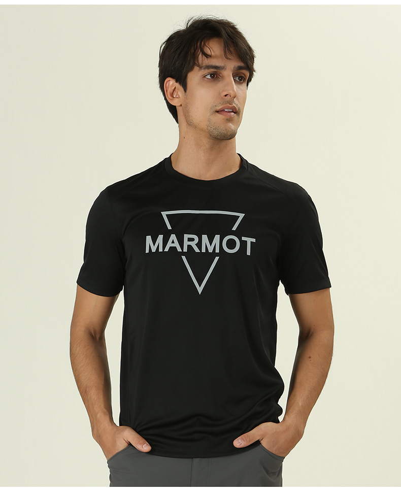 Marmot 土拨鼠 54305 男女棉感速干短袖T恤 图6