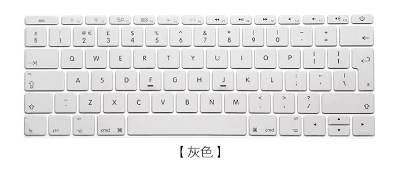 Phiên bản châu Âu của Apple bàn phím máy tính xách tay phim macbook13 inch không khí bàn phím 12 inch 11,6 inch pro15,4mac Phiên bản châu Âu của bộ phim bảo vệ Anh Pháp Đức Ý chính - Phụ kiện máy tính xách tay dán màn hình chống nhìn trộm laptop