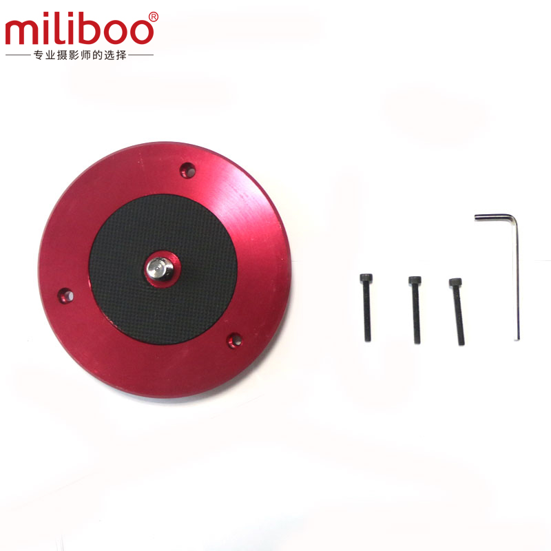 Miliboo máy ảnh bóng bát chuyên nghiệp chuyển đổi đáy phẳng monech PTZ thay đổi phụ kiện mặt
