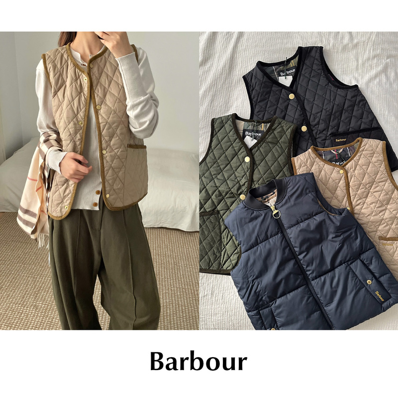 Cettce in Stock Barbour Quilted Cotton Jacket Warm Inner Vest Coat for Women