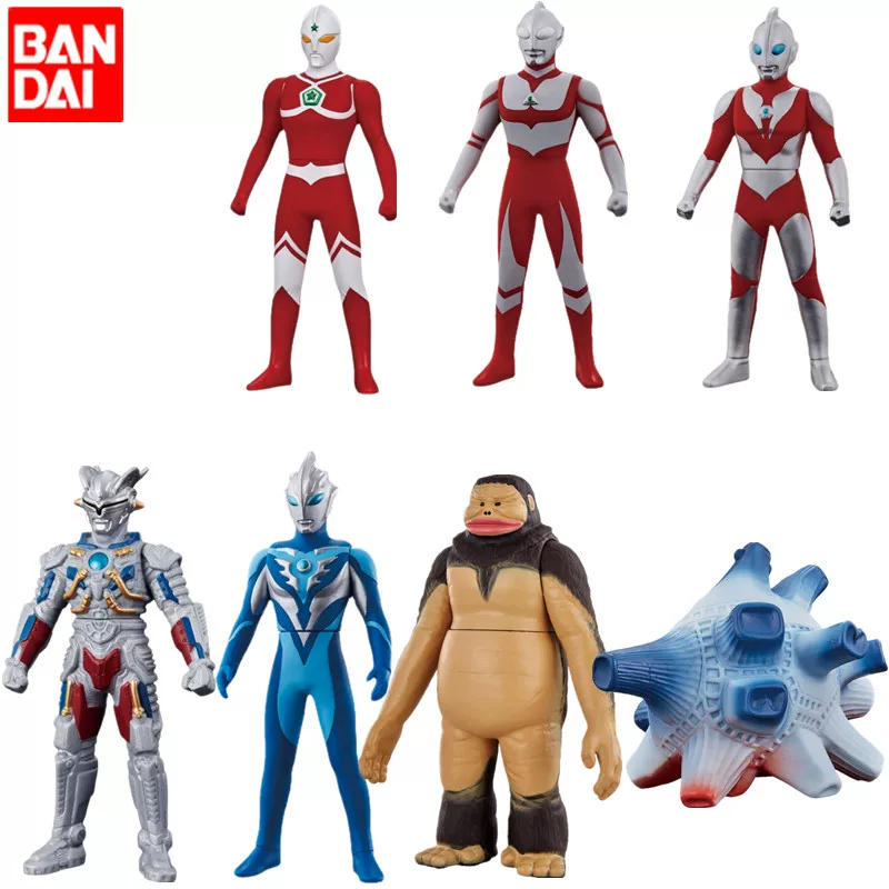 Bandai Ultraman EX Торикия мягкая клейкая кукла Джониас Гра Пават Бронетон игрушки