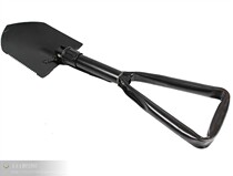 Le Xiaoyao outdoor standing digging tools Folding shovel Three-fold shovel Large shovel multi-function shovel planting tools